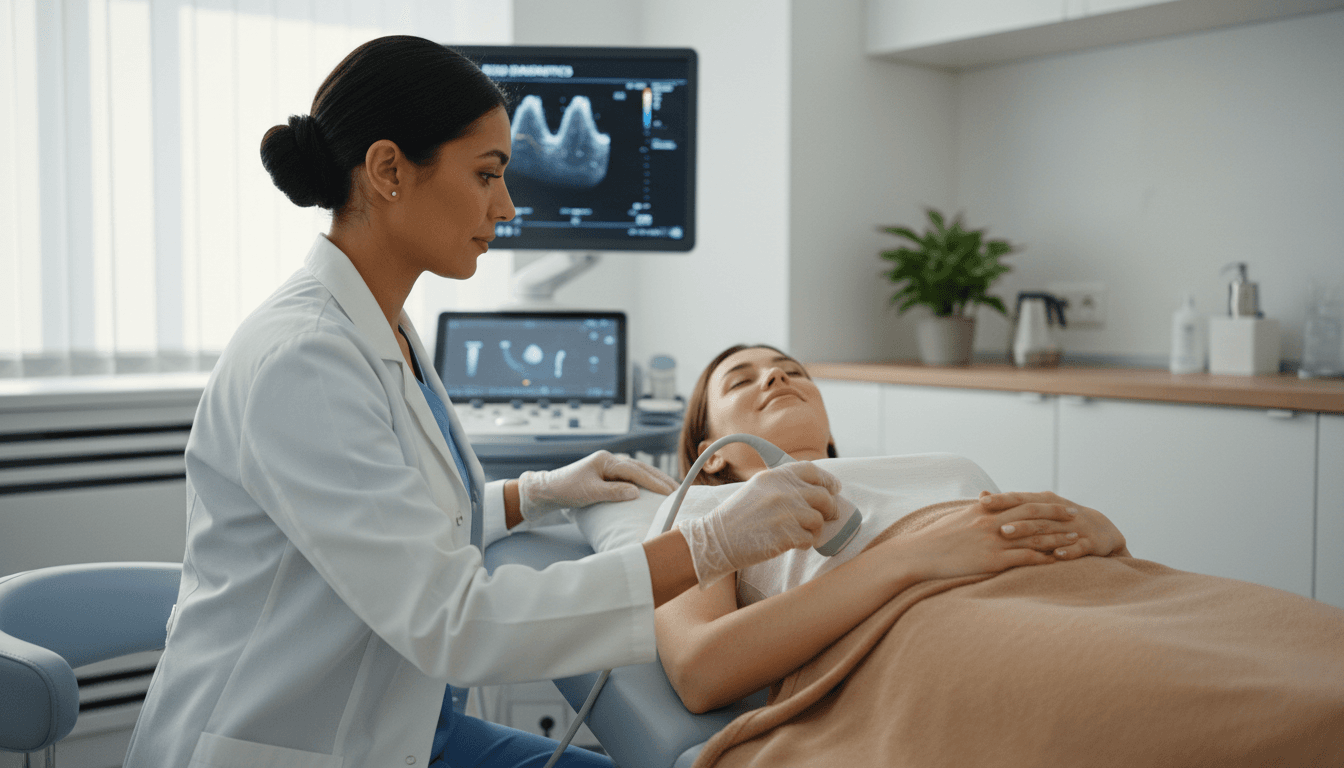 Echocardiography examination